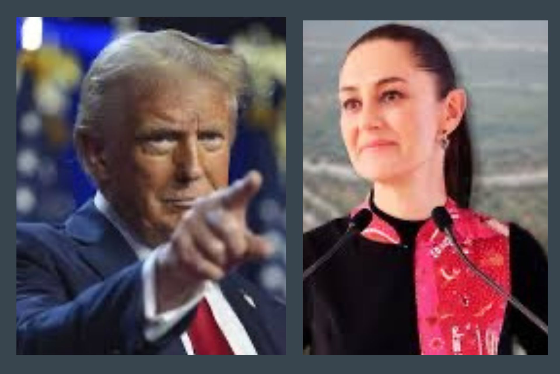 Así respondió Sheinbaum a Trump ante sus amenazas arancelarias por migración ilegal a EU
