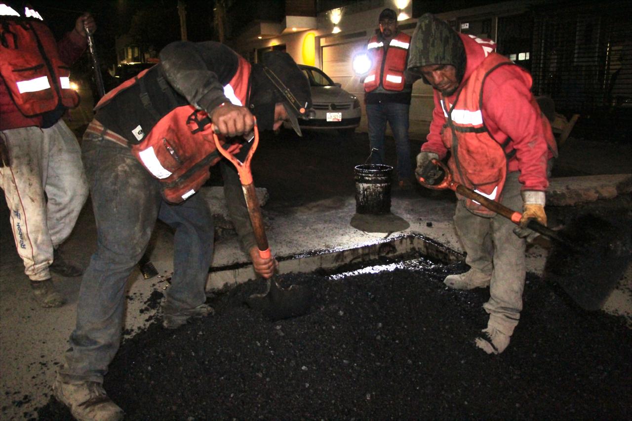 Más de 2 mil baches cubiertos por el Gobierno de la Ciudad