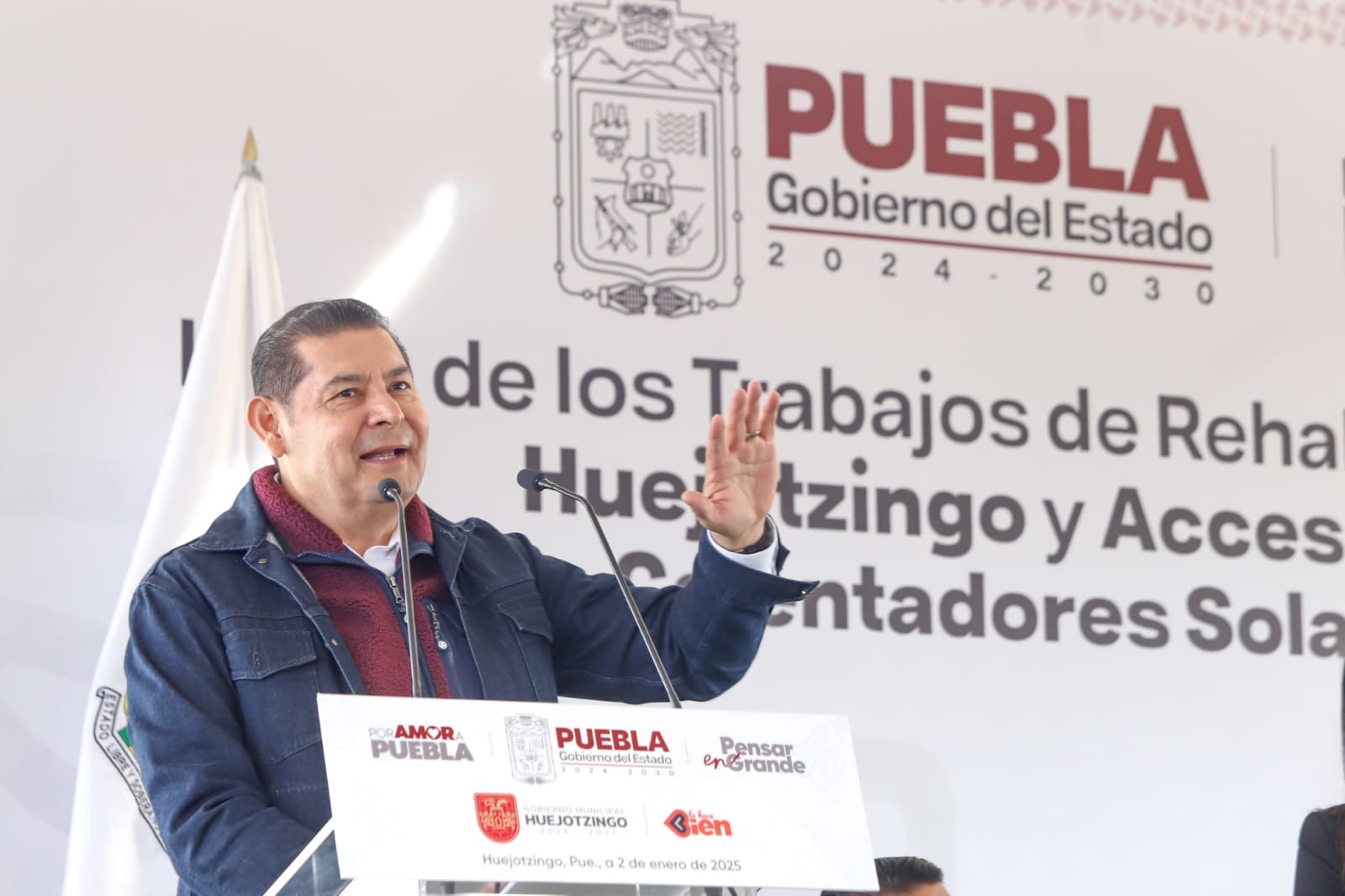 Armenta: Progreso para municipios con obra comunitaria