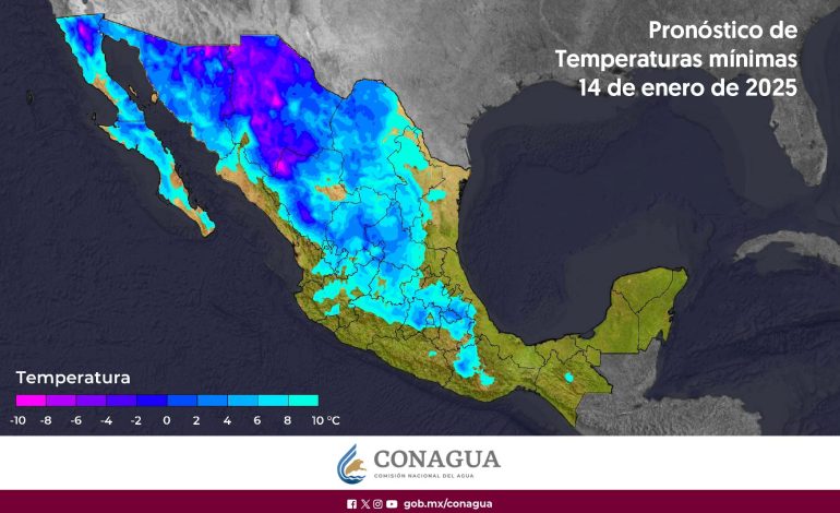 Ola de frío extremo azotará a México: Temperaturas menores a -15°C en varios estados