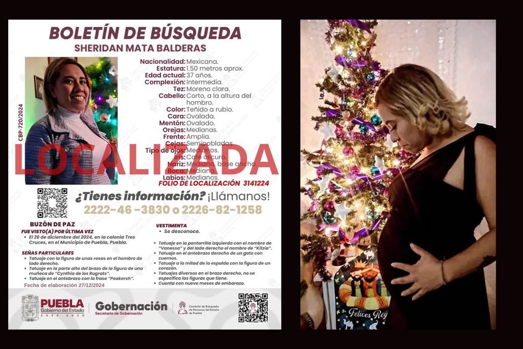 Localizan a Sheridan Mata en Ciudad de México
