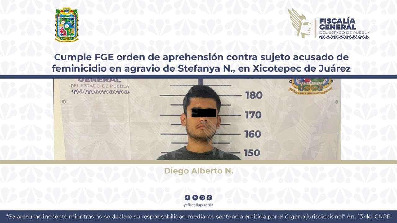 Detienen a presunto responsable de feminicidio en Xicotepec de Juárez