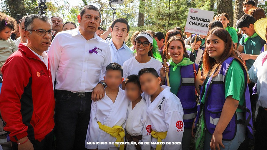 En Teziutlán, décima faena comunitaria rescata espacios públicos y valores