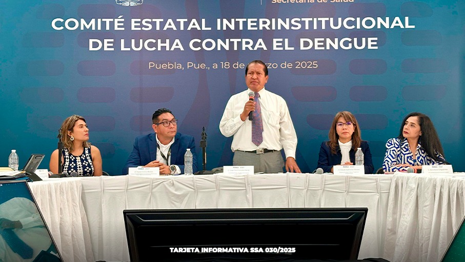 Puebla refuerza lucha contra el dengue con medidas y capacitación al personal