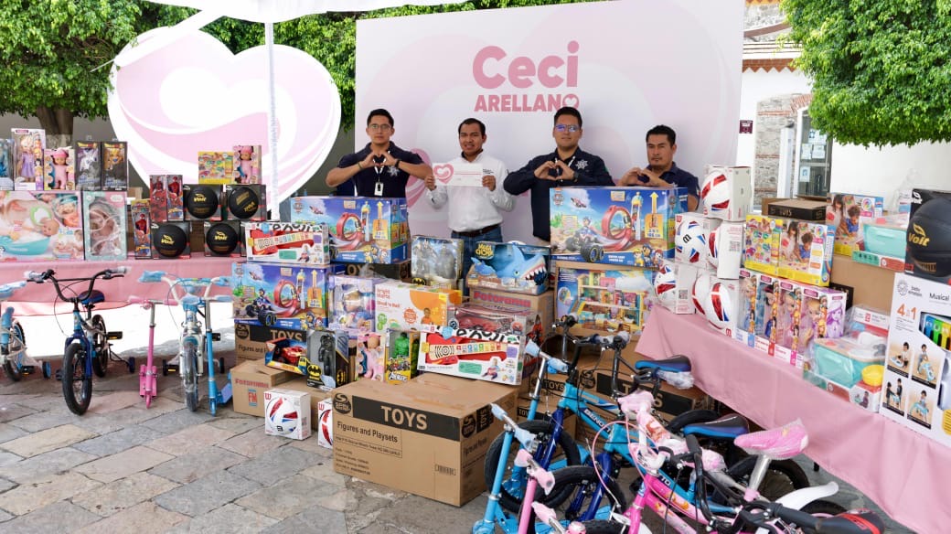 Alegría y solidaridad: juguetes para niñas y niños poblanos