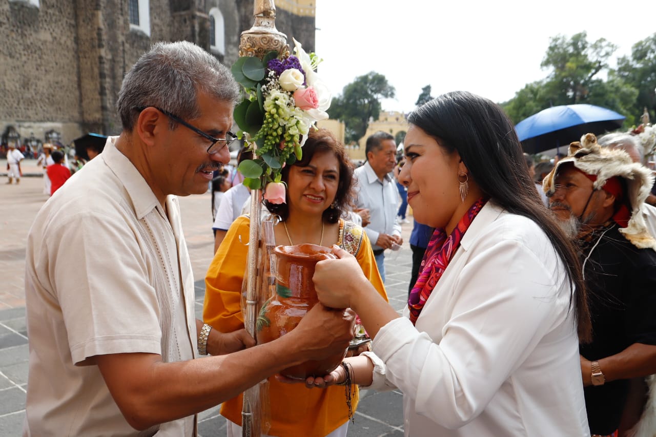 San Pedro Cholula celebra la Tlahuanca 2025 con la participación de Tonantzin Fernández