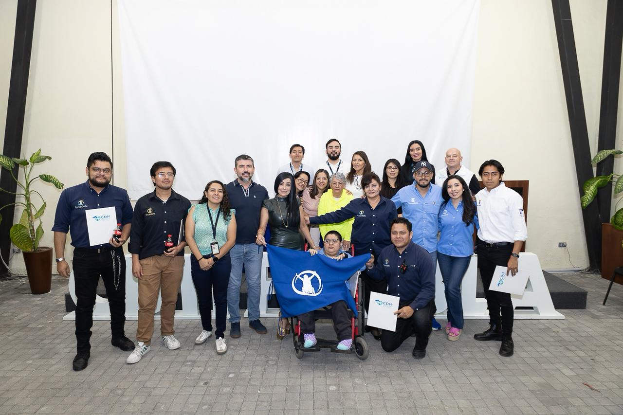 Promueve Enruédate inclusión y empatía en jornada con la CDH Puebla