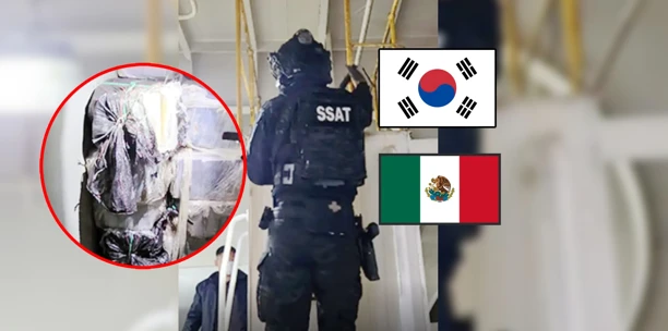 Corea decomisa 2 toneladas de cocaína procedente de México; la mayor incautación de su historia