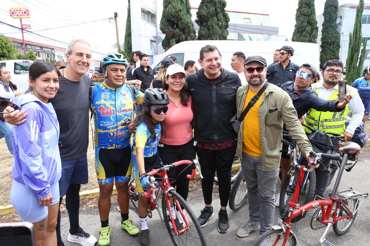 Armenta propone ciclovía a Cholula y ampliación de la Vía Recreativa todos los domingos