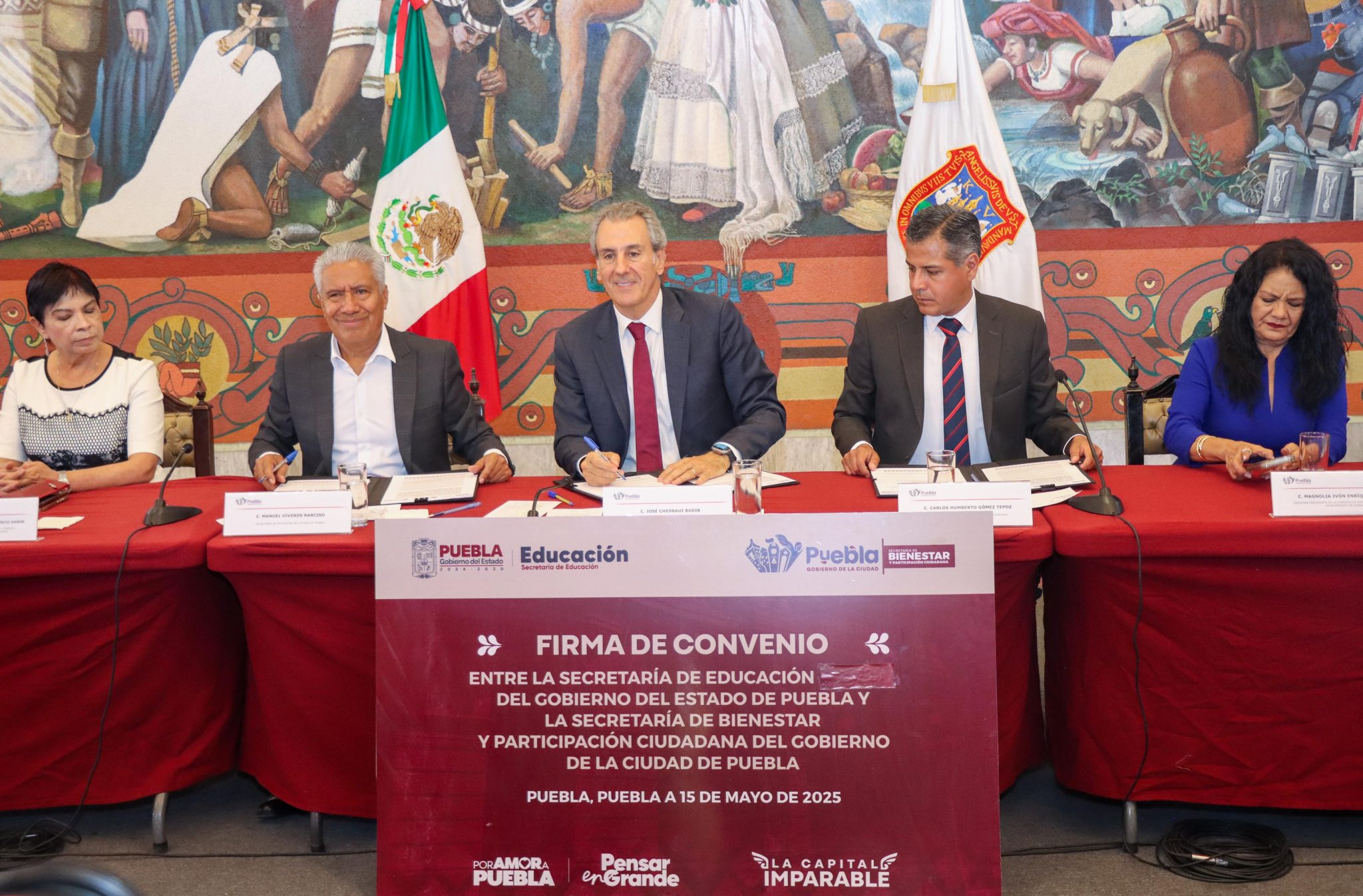 Firman convenio Educación y Bienestar para fortalecer escuelas en zonas prioritarias