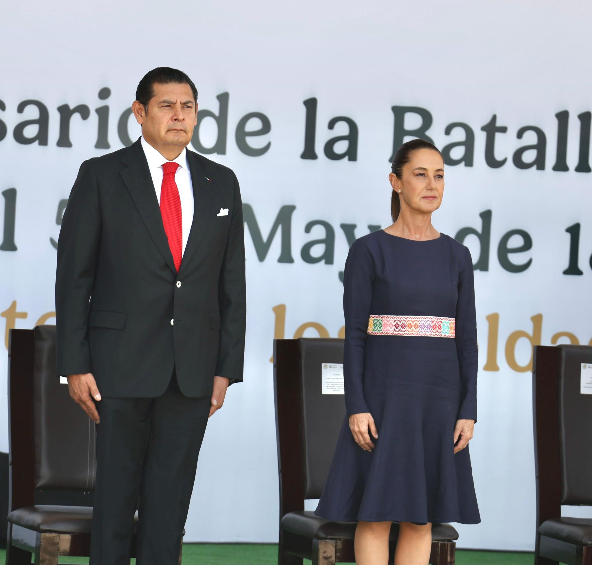 La presidenta en Puebla y el mensaje entre tambores: no pasarán