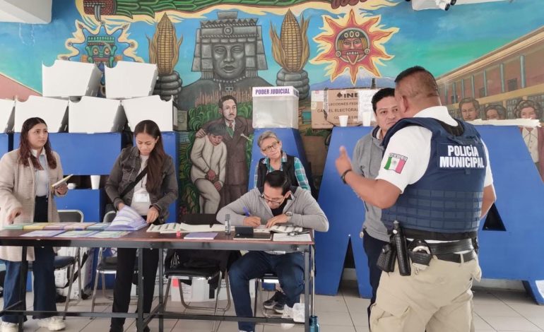Sin incidentes, elecciones del Poder Judicial en San Pedro Cholula