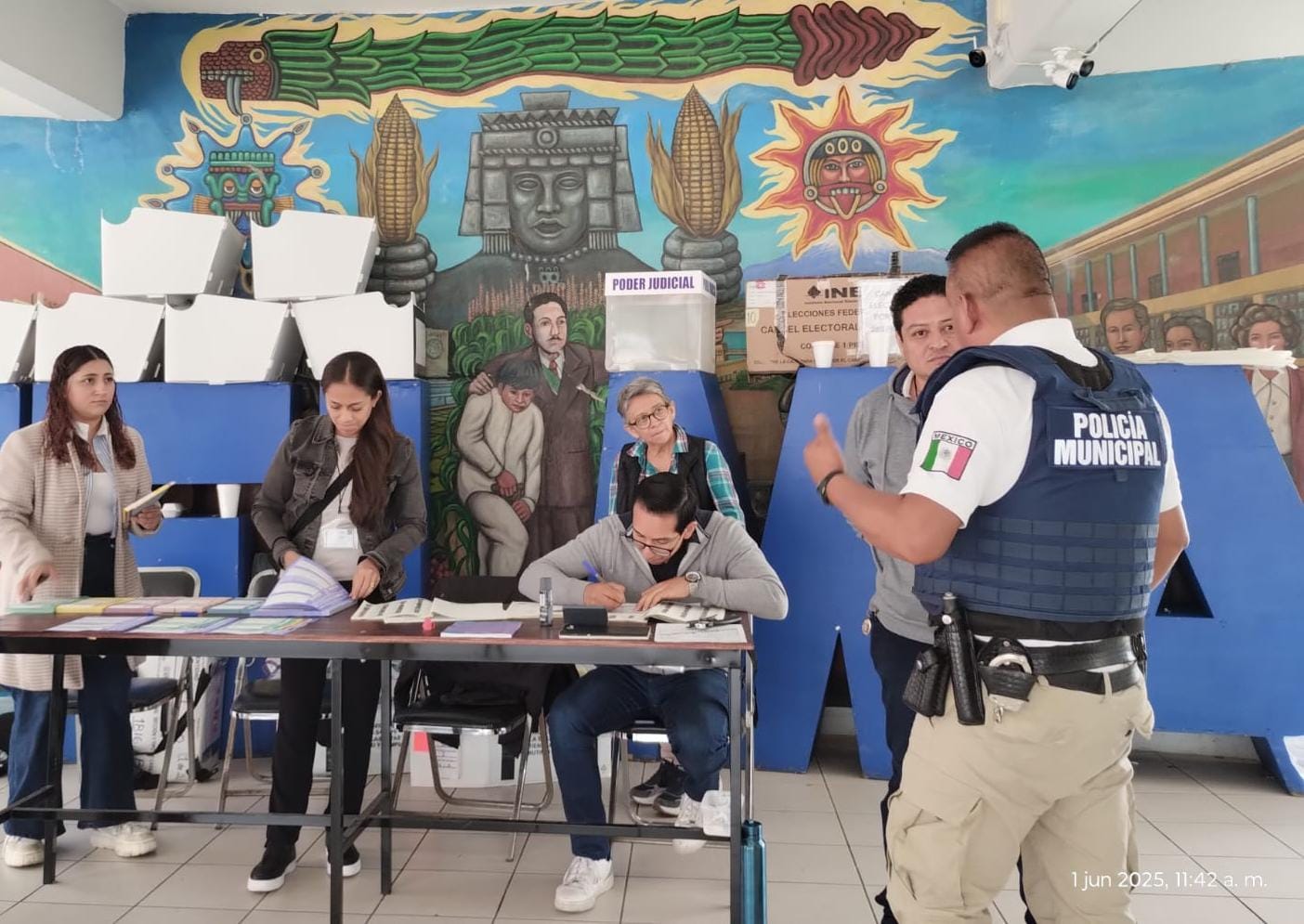 Sin incidentes, elecciones del Poder Judicial en San Pedro Cholula