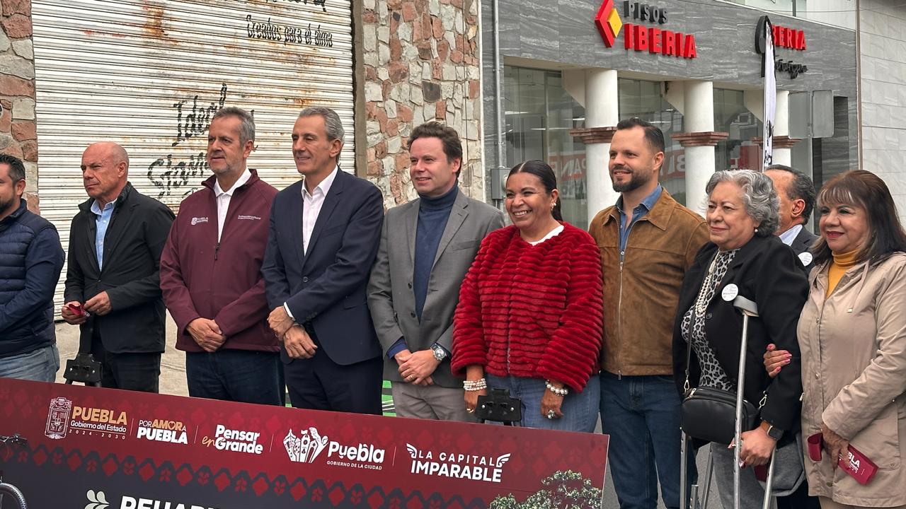 Entrega Pepe Chedraui nuevas vialidades integrales en Puebla capital