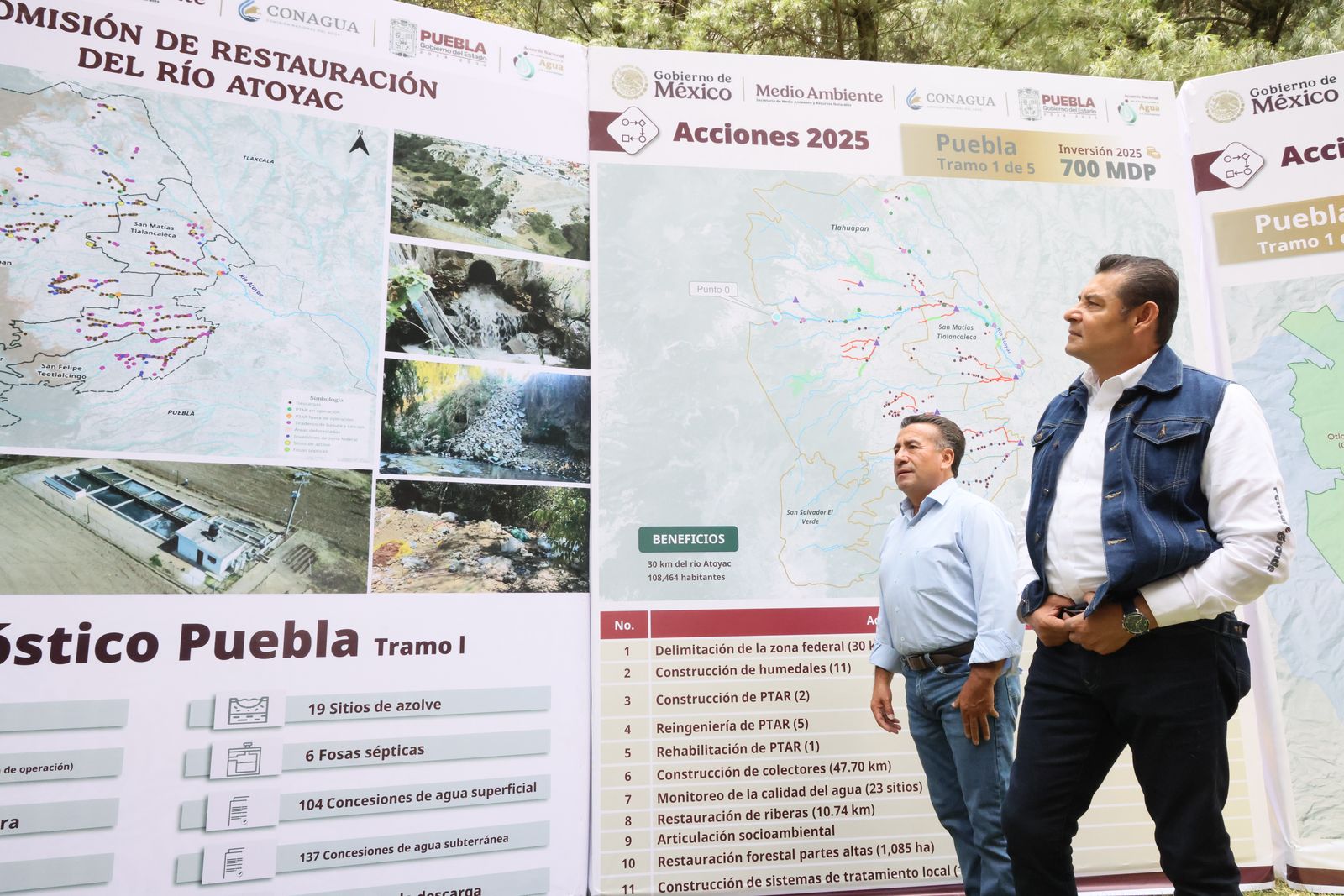 Puebla inicia rescate del Río Atoyac con inversión histórica de 135 mdp