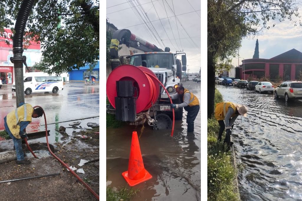 Refuerza Agua de Puebla desazolve del drenaje ante temporada de lluvias