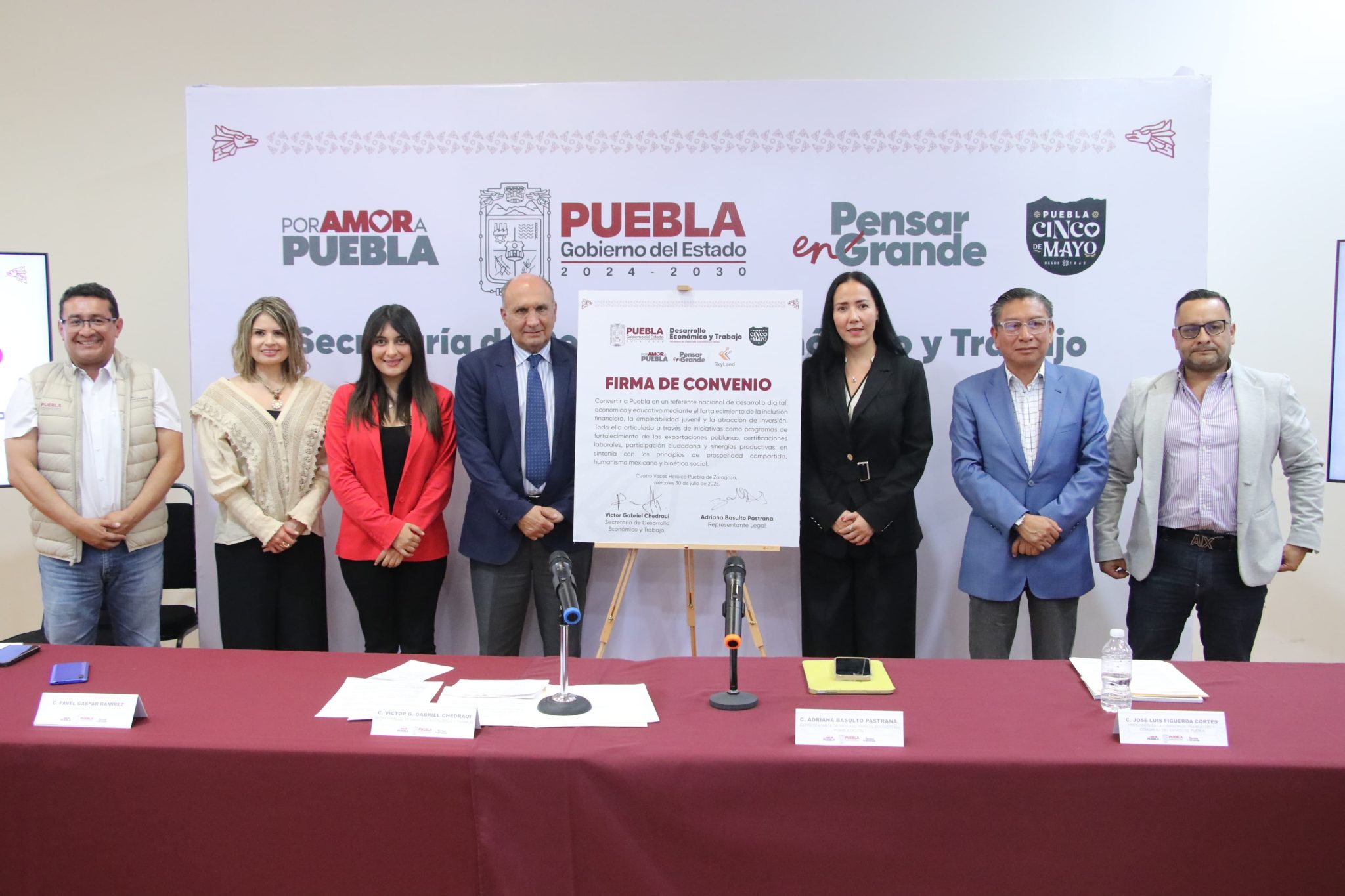 SkyLand llega a Puebla: alianza estratégica para digitalizar empresas y generar empleos