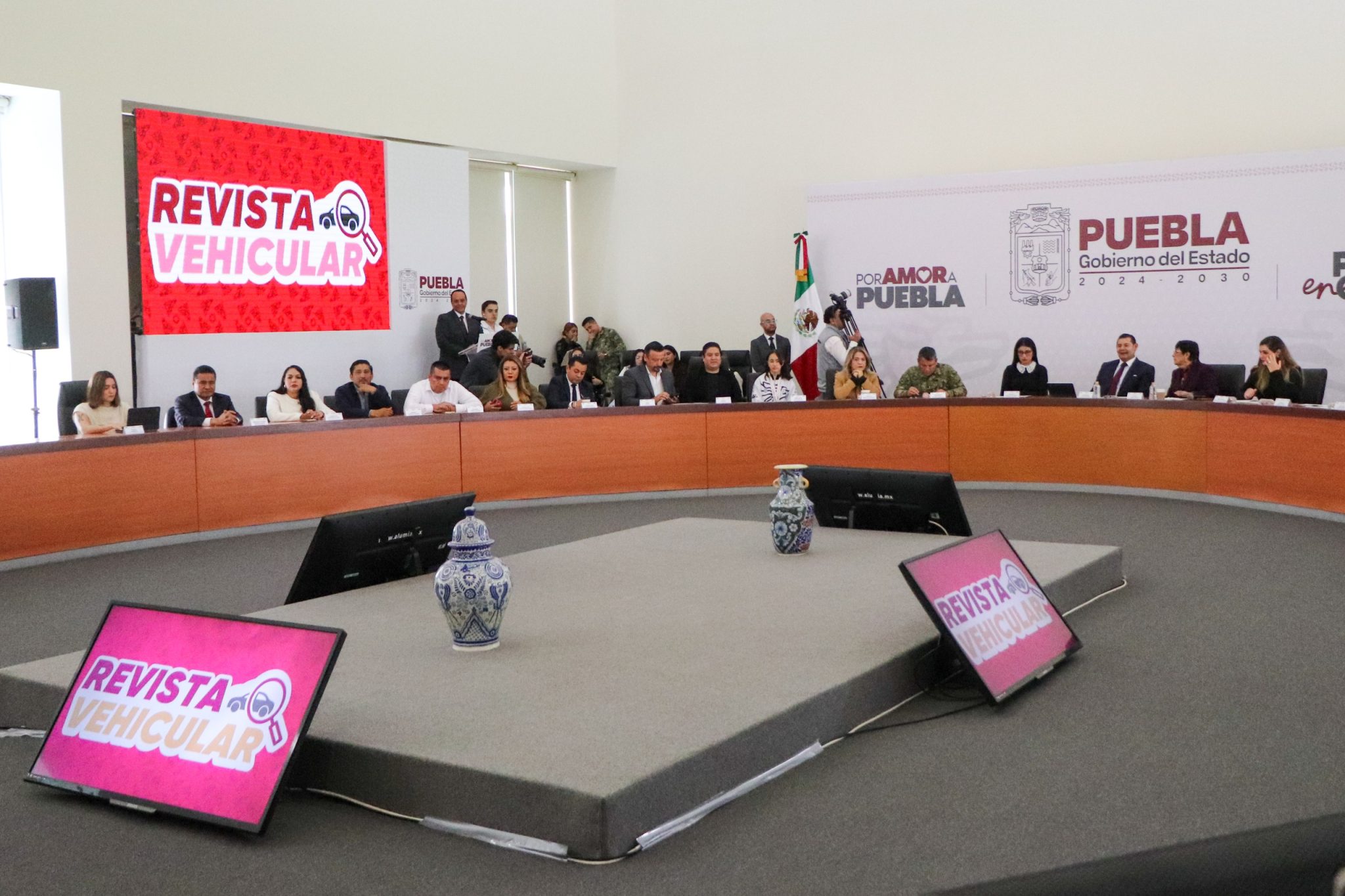 Inicia Puebla la Revista Vehicular 2025: revisarán más de 34 mil unidades de transporte público