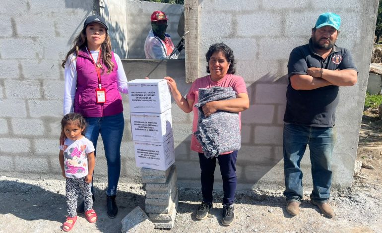 SEDIF responde con apoyo inmediato a familias poblanas afectadas por lluvias