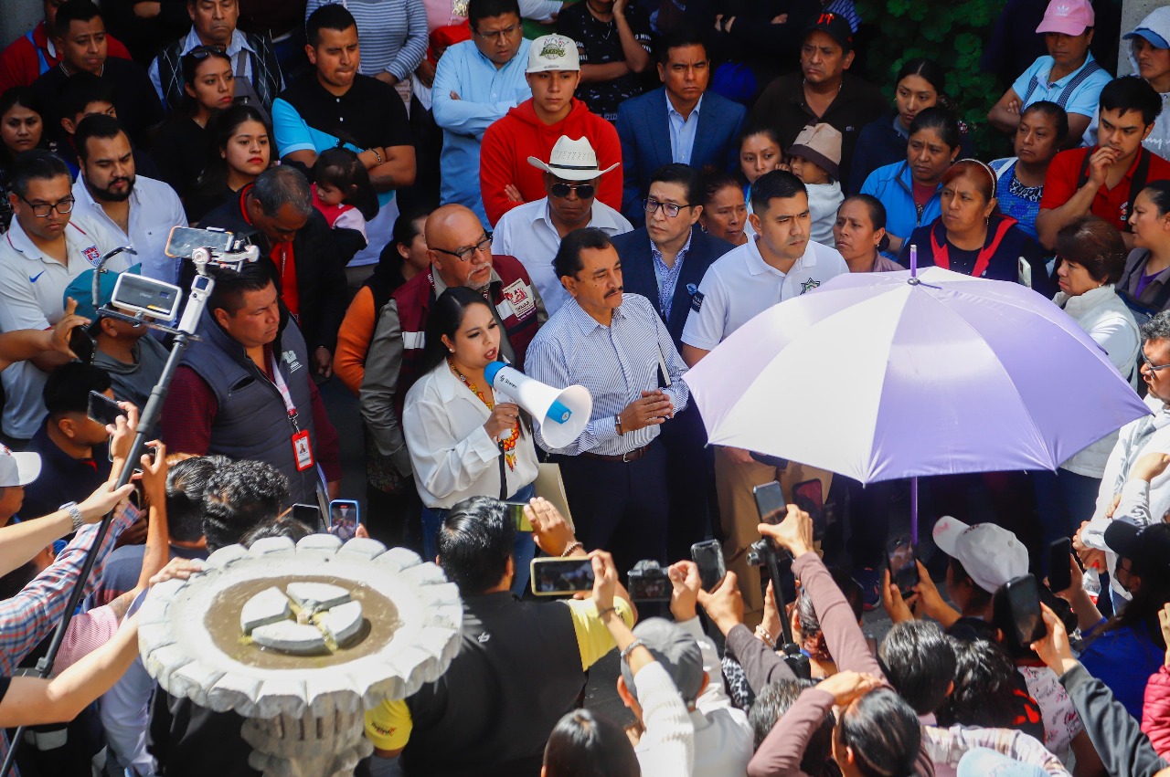 Tonantzin Fernández responde con vigilancia y certeza jurídica a locatarios del mercado Cosme del Razo