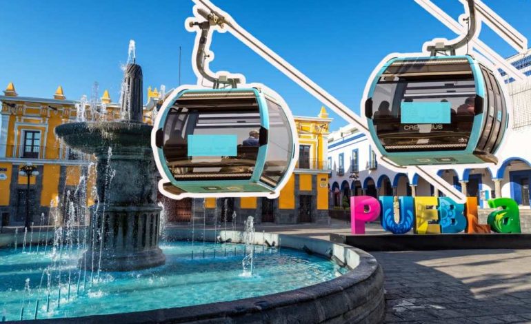 Cablebús de Puebla reducirá traslados de dos horas a 25 minutos; inicia instalación en septiembre