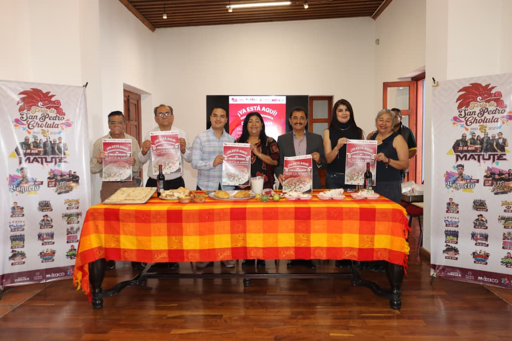 San Pedro Cholula invita a la Exposición Gastronómica del Chile en Nogada