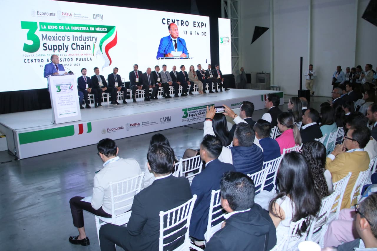 Puebla recibe a más de 7 mil empresas en Mexico’s Industry Supply Chain 2025
