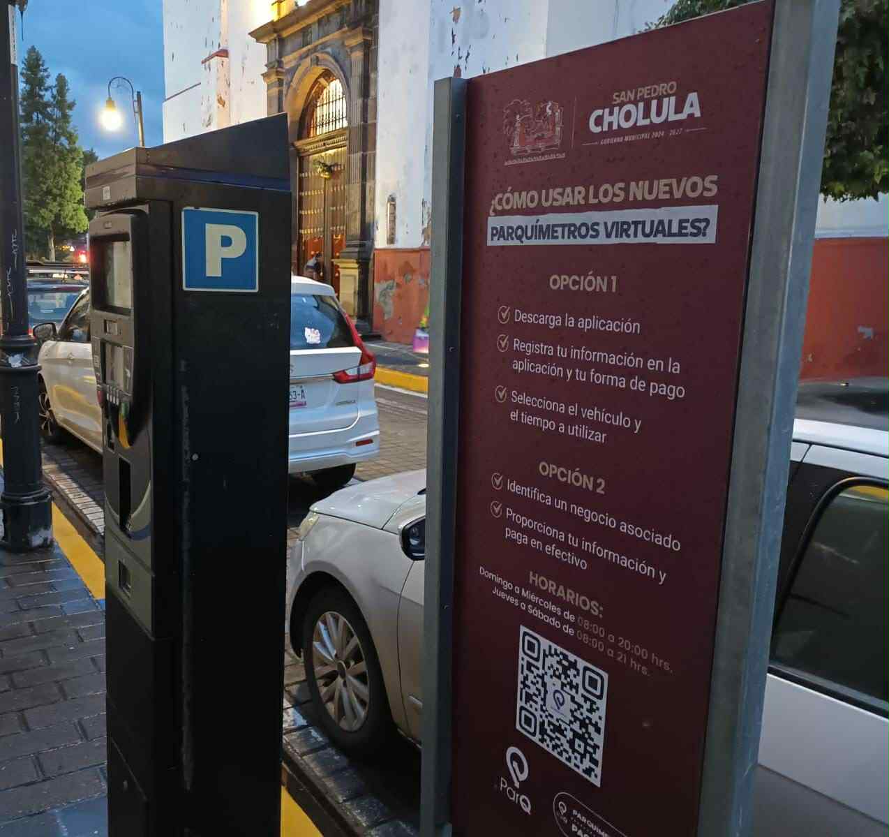 Reanudan operación de parquímetros en San Pedro Cholula a partir del 27 de agosto