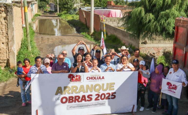 San Pedro Cholula responde: inician obras en calles históricamente olvidadas