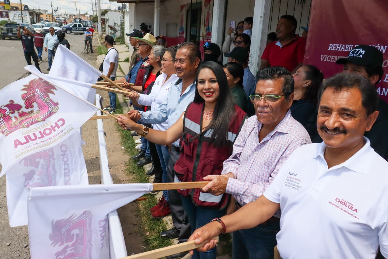 Tonantzin Fernández impulsa rehabilitación de calles en todas las juntas auxiliares