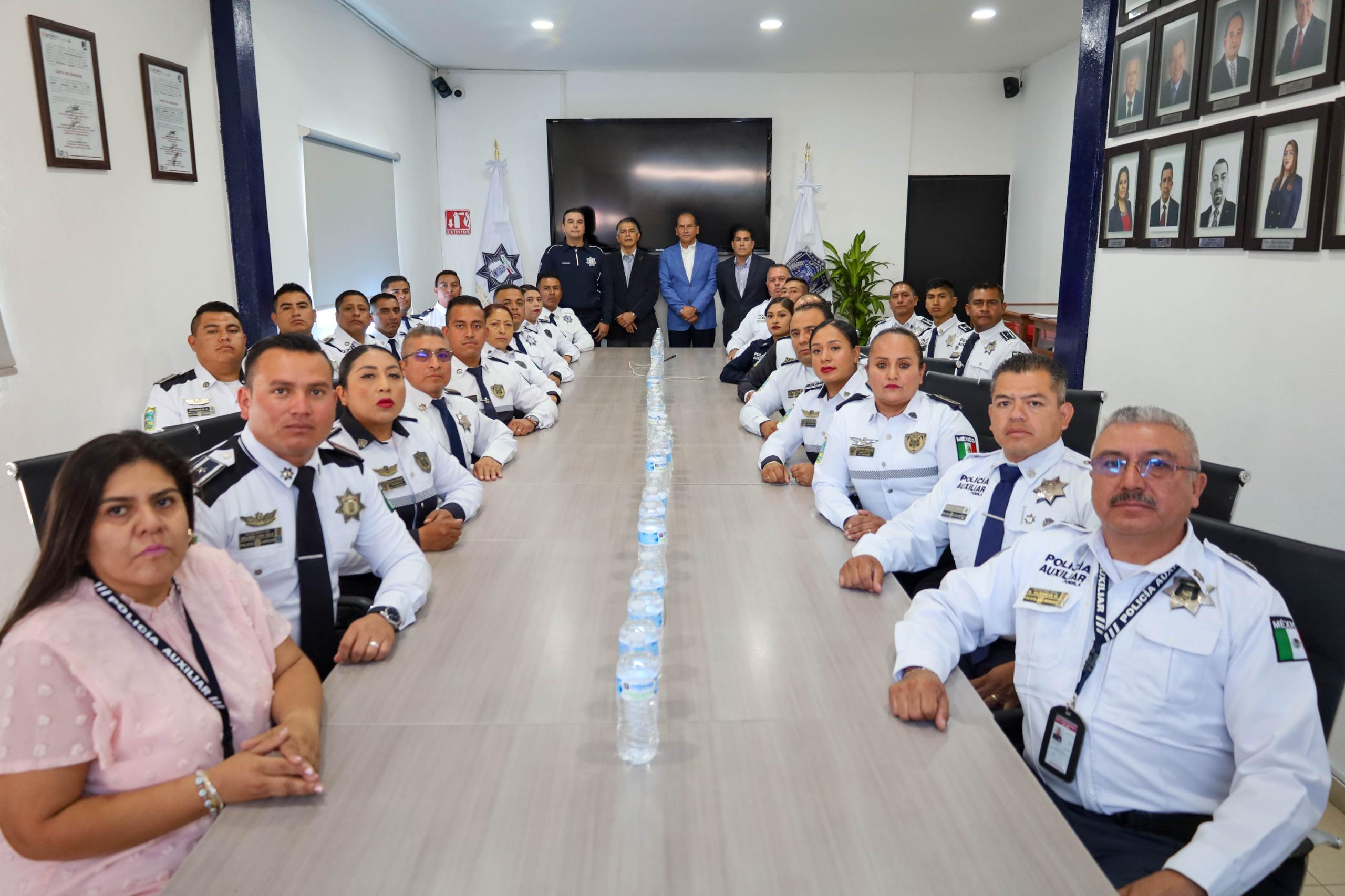 Presentan a Arturo García como nuevo encargado operativo de la Policía Auxiliar