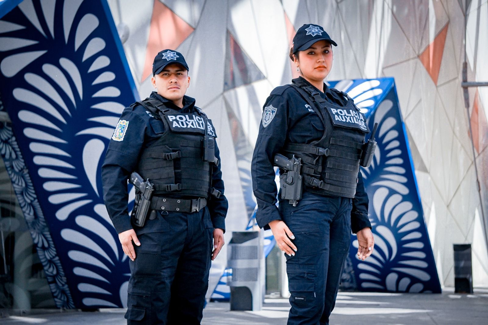 Policía Auxiliar fortalece servicios de seguridad para empresas en Puebla