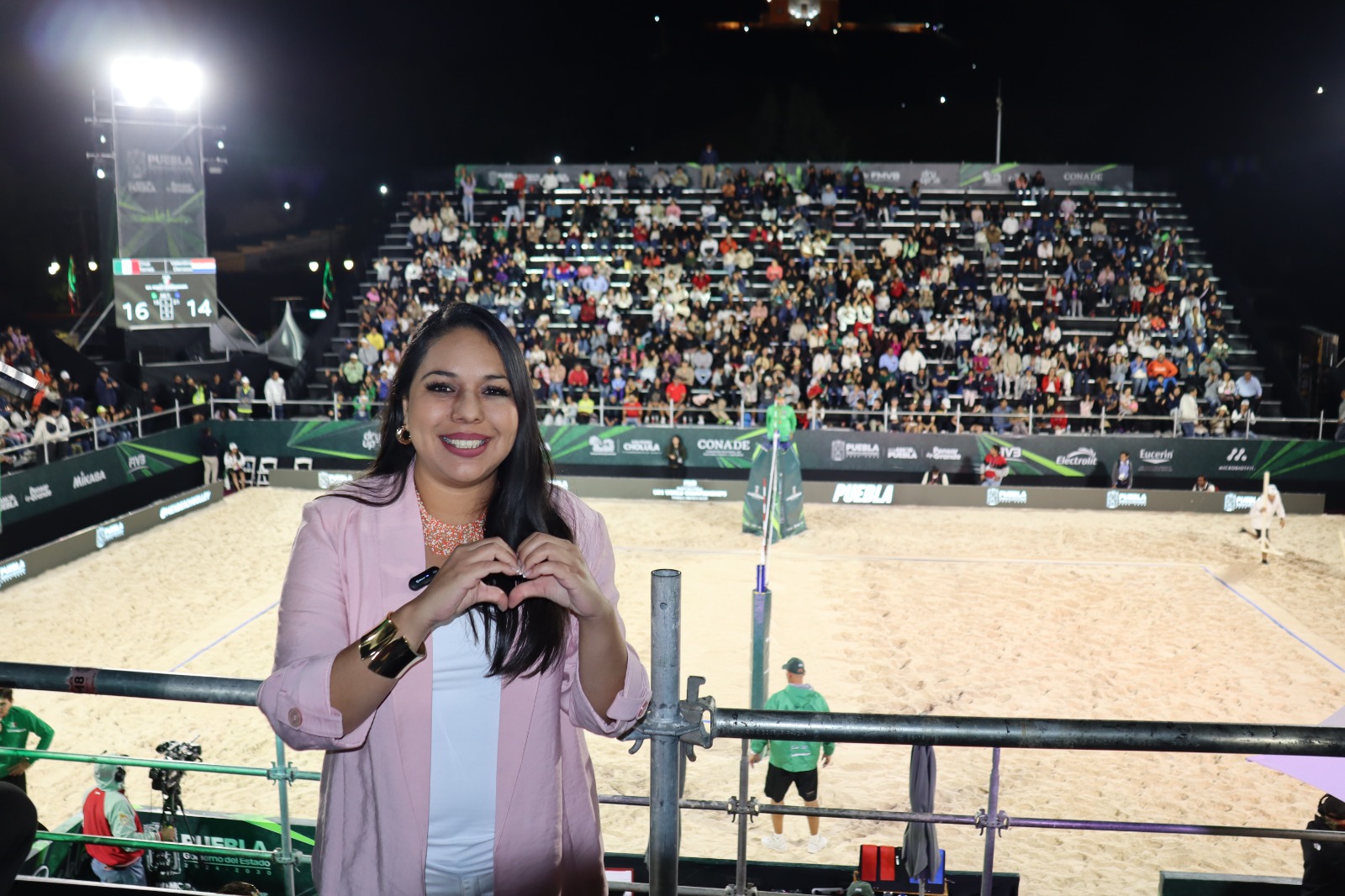 San Pedro Cholula vibra con el Mundial de Voleibol Sub-21: “Inspira a los jóvenes a soñar en grande”, afirma Tonantzin Fernández