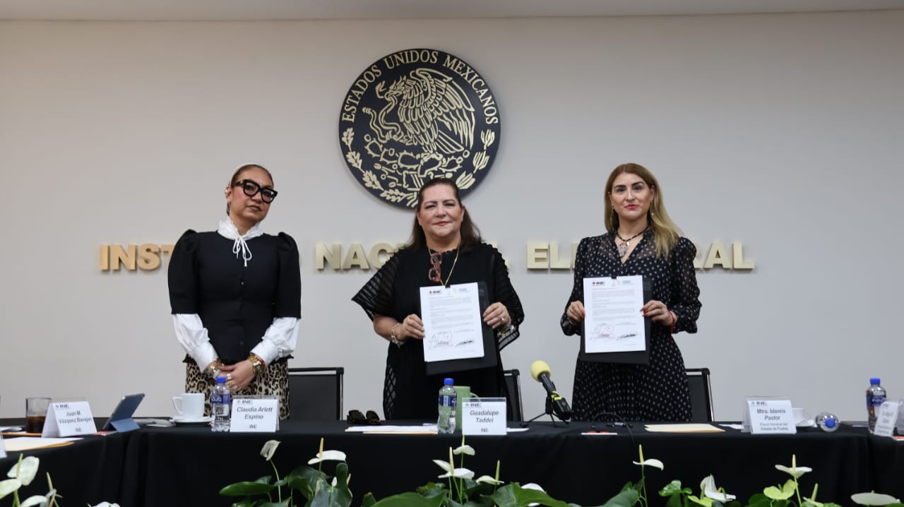 Puebla, referente nacional en identificación humana: FGE firma convenio con el INE
