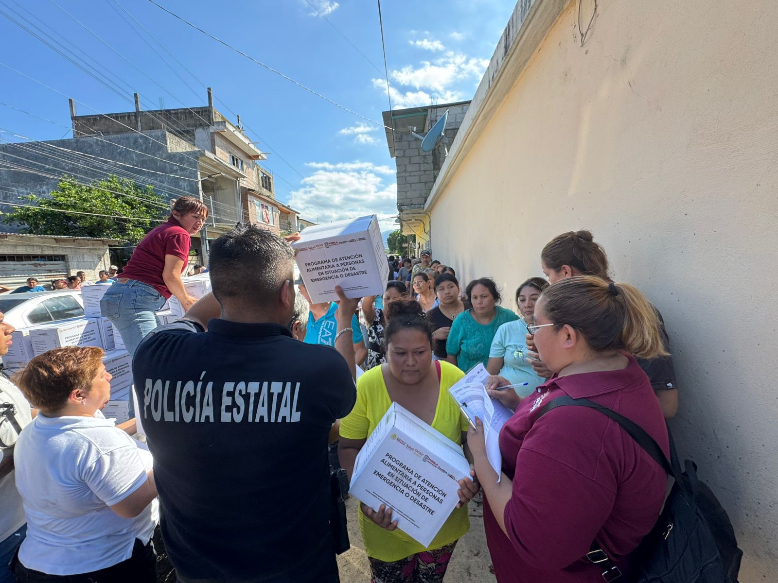 Fuerzas de seguridad no bajan la guardia: continúa el apoyo a familias de la Sierra Norte