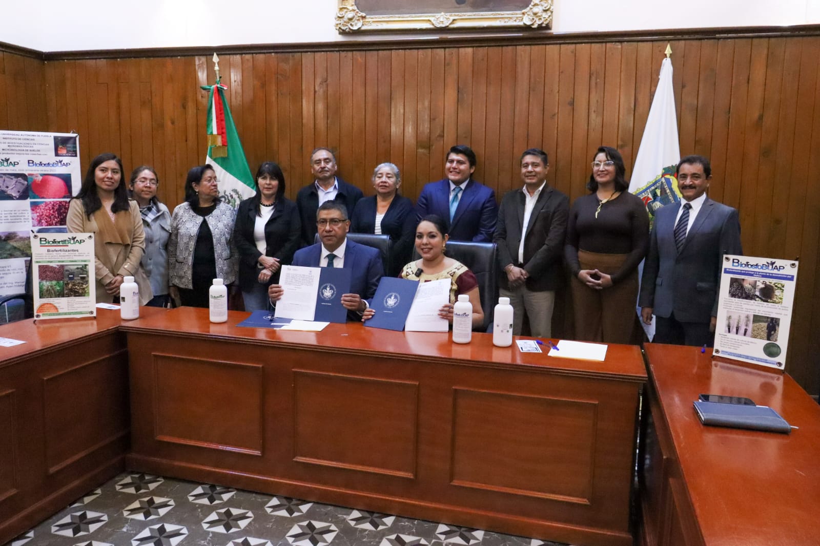 San Pedro Cholula apuesta por un campo sin químicos: firma convenio con el Instituto de Ciencias de la BUAP
