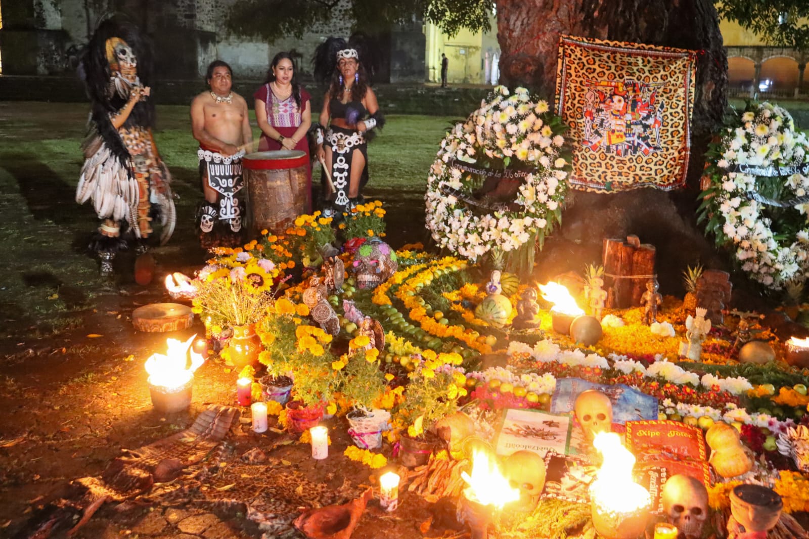 San Pedro Cholula honra su historia: conmemoran el 506 aniversario luctuoso de la Matanza de Cholula