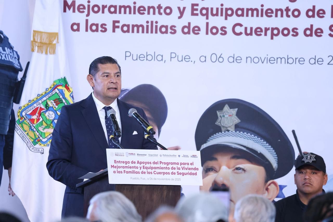 Armenta impulsa programa histórico: más de 110 mdp para mejorar vivienda de policías poblanos