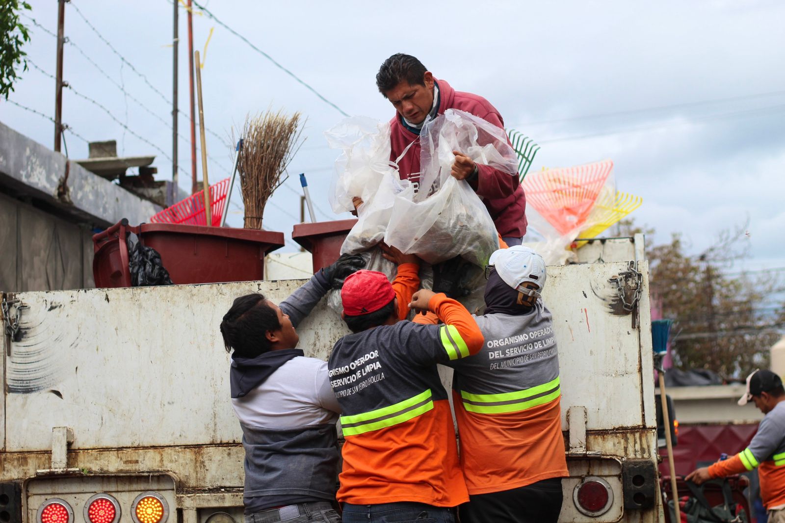 Suspenden recolección de basura en San Pedro Cholula por fiestas decembrinas