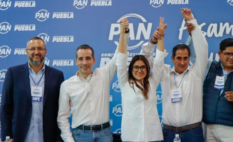 Gaby Ruiz encabeza el nuevo liderazgo panista en Puebla capital tras una jornada interna concurrida
