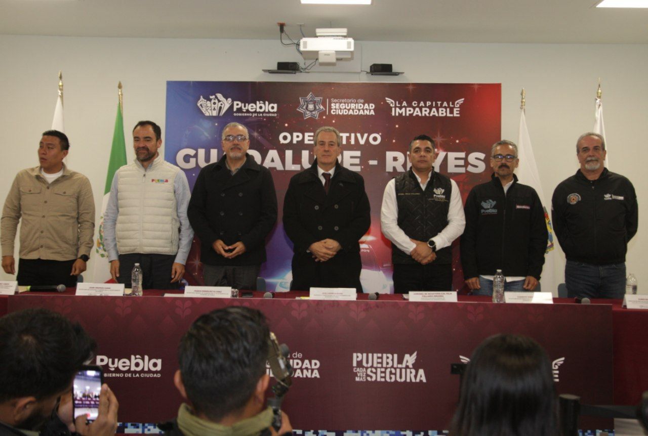 Listo el Operativo Navidad Puebla «Guadalupe-Reyes» 2025