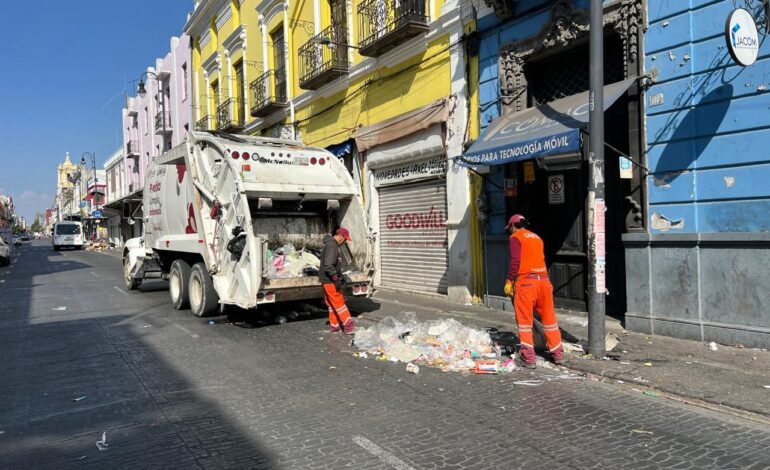 Ajusta Gobierno de la Ciudad recolección de basura por Fin de Año; piden a la población tomar previsiones