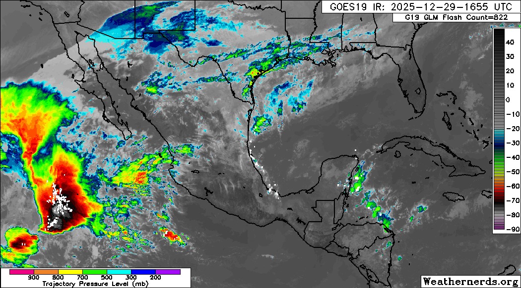 Lluvias y descenso de temperatura marcarán el cierre de año en sierras de Puebla