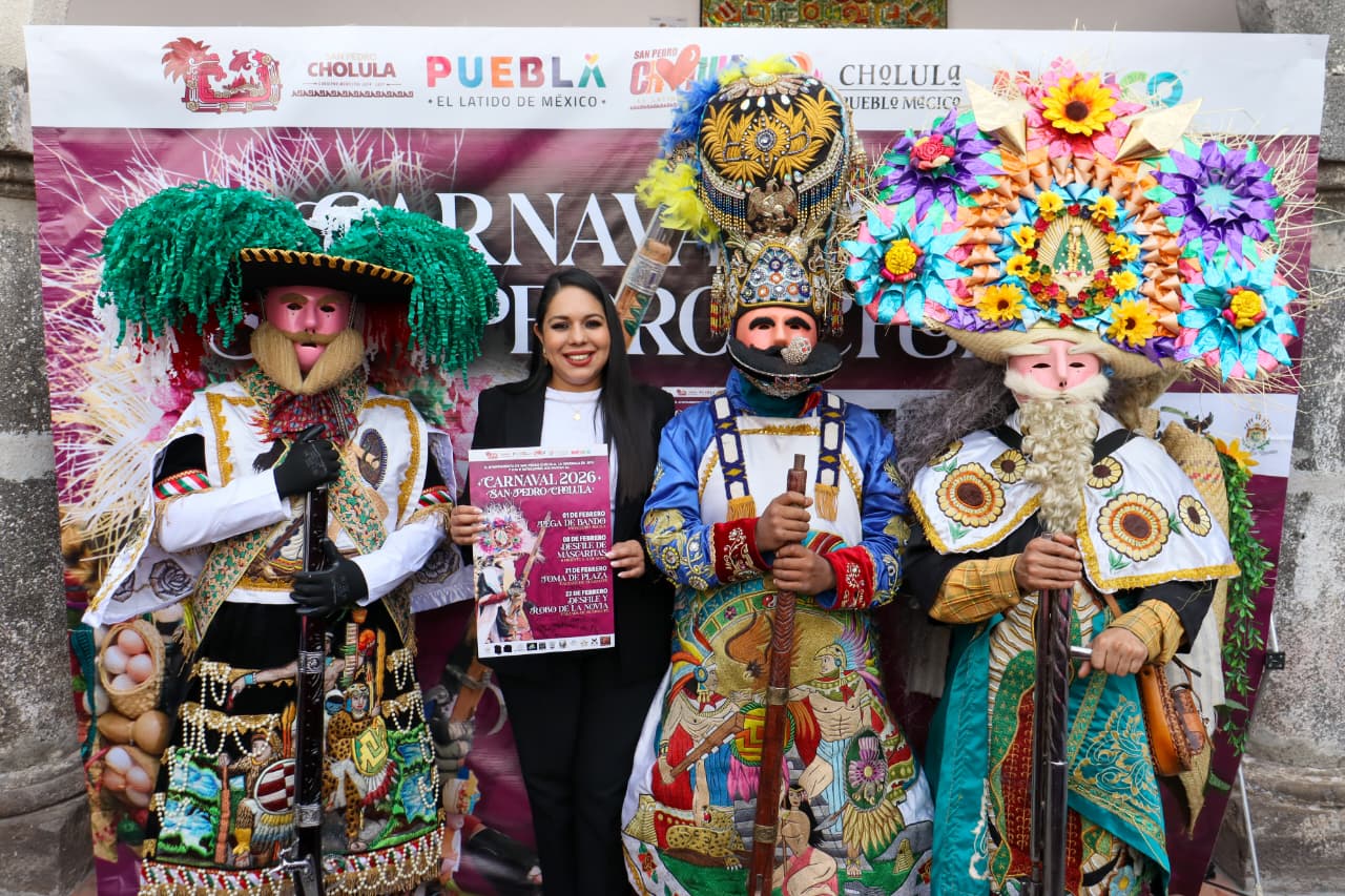 Carnaval de San Pedro Cholula 2026 atraerá a miles de visitantes y fortalecerá el turismo