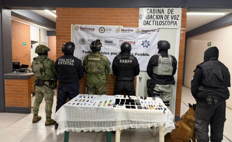 Operación Escudo Invernal deja 56 detenidos y fuerte golpe al crimen en Puebla