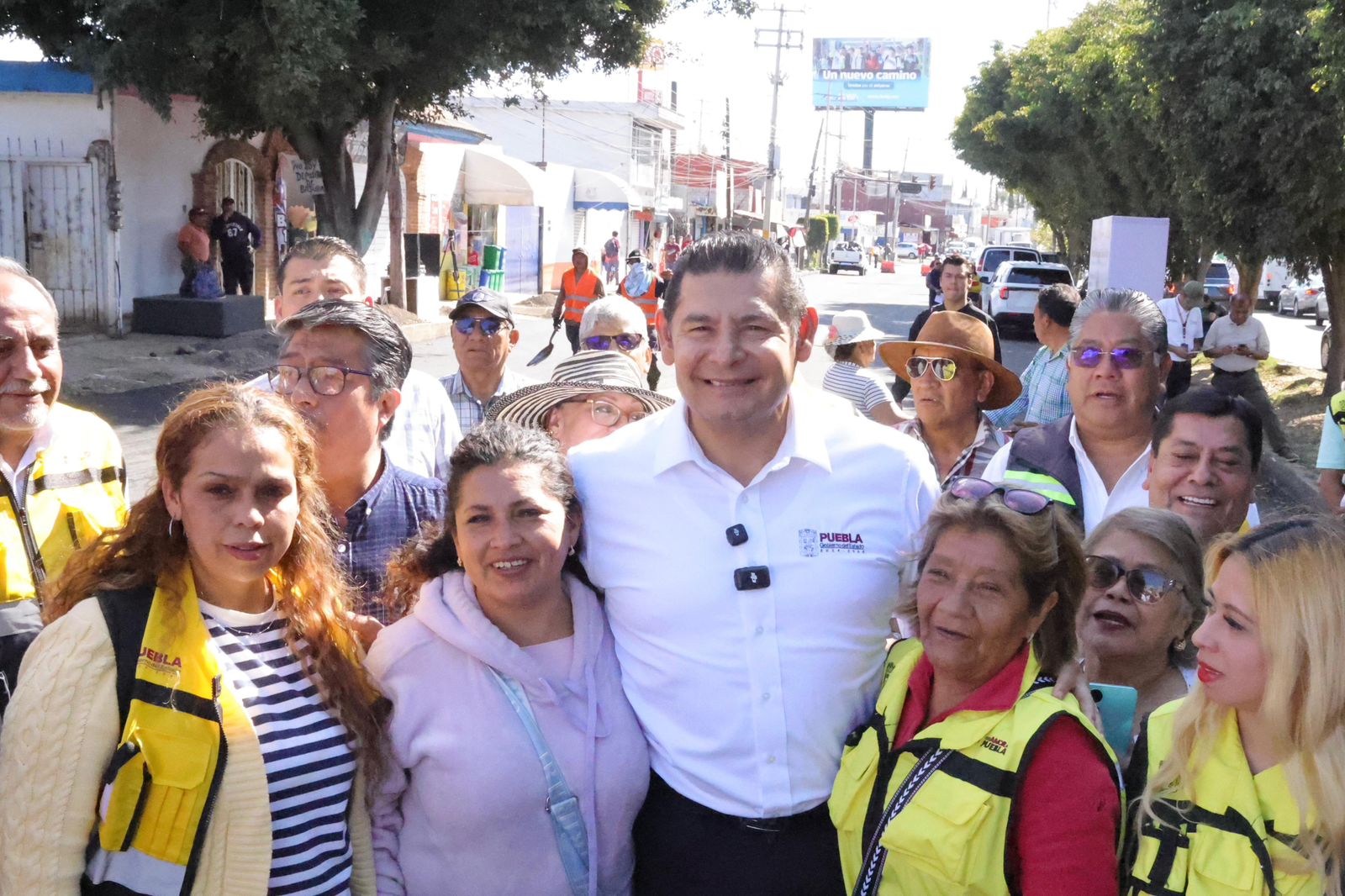 Avanza rehabilitación de la 24 Sur; obra vial alcanza 60% y transformará movilidad en el sur de Puebla