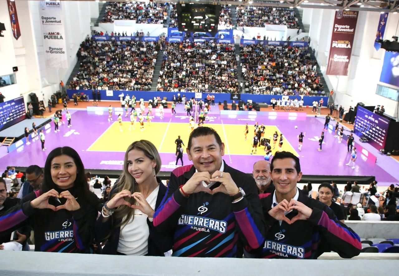 Puebla hace historia con el inicio de la Liga Profesional de Voleibol Femenil