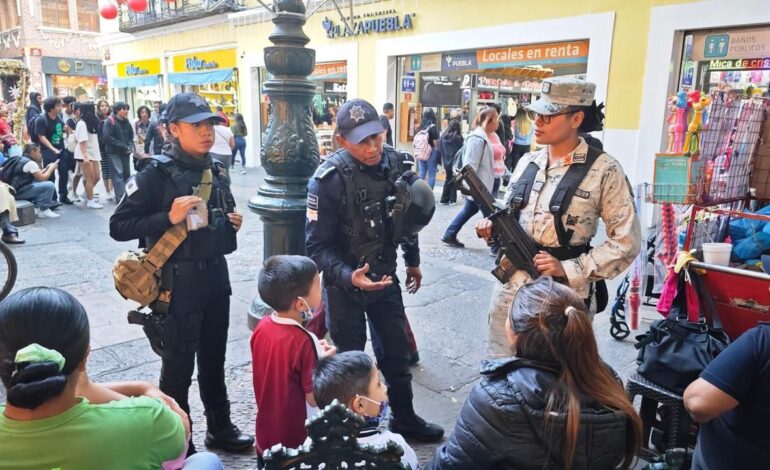 Refuerza Gobierno de Puebla seguridad para celebrar el Día de Reyes
