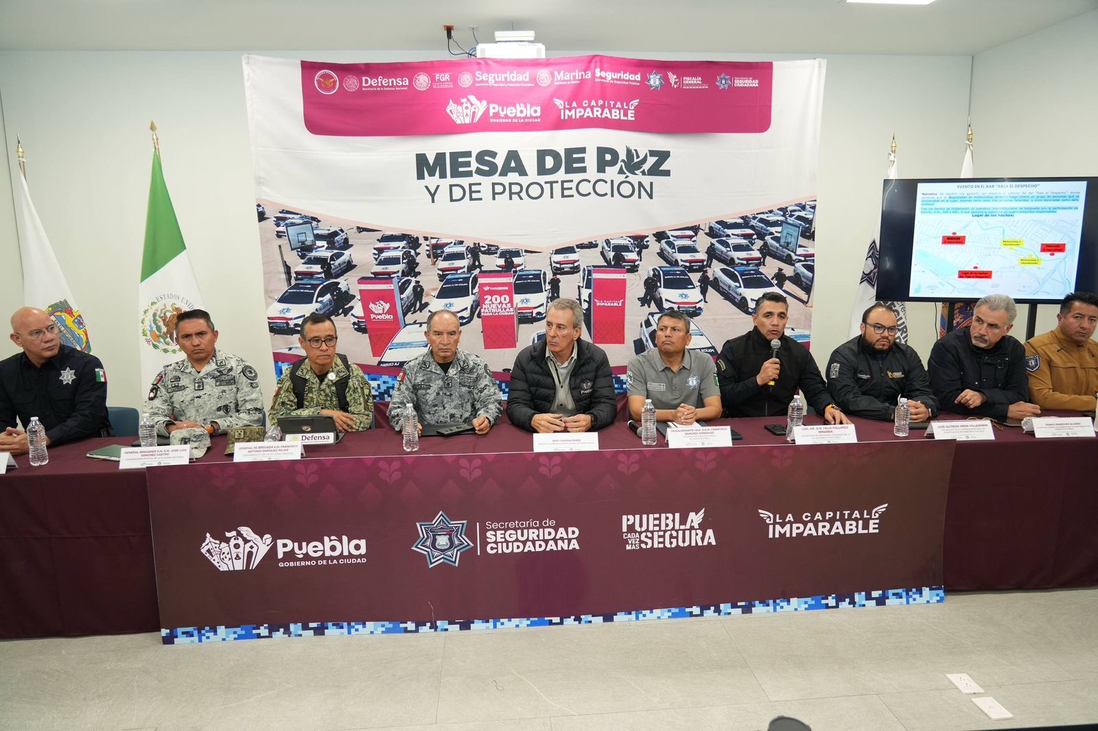 Gobierno estatal promete castigo ejemplar tras triple homicidio en Angelópolis