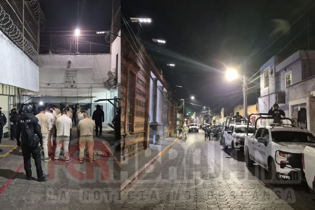 Trasladan a 30 internos del CERESO de San Pedro Cholula en operativo coordinado